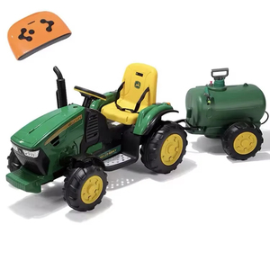 Trattore Giocattolo Elettrico per Bambini, Auto Cavalcabile con Batteria, Luci e Musica, Economico Trattore Elettrico 12V per Bambini - Product Image 2