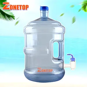 BPA ücretsiz geri dönüşümlü PC malzeme 18 L 18.9 Lts 19 Litre 20 Litre 5 galon sürahi kapaklı ve emzik