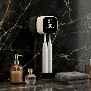 Sterilisator Sikat Gigi UV Senyap, Operasi Hening, Tempat Sanitasi, Kotak Disinfeksi Ultraviolet Isi Ulang, Kamar Mandi - Product Image 1