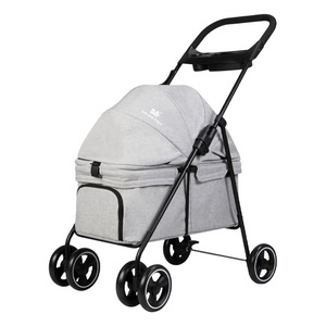 Lightweight and foldable pet stroller, lace stroller for dogs, <b>Teddy</b> <b>bears</b>, Bichon Frises, and multiple cats, detachable. - Product Image 4