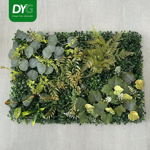 Nouvelle tendance : Panneaux muraux de plantes artificielles réalistes résistants aux UV, 40x60cm, haie verte pour clôture de jardin extérieur et décoration intérieure - Product Image 1