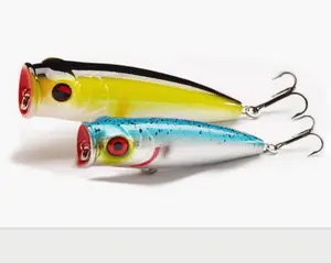 Top water popper Hunthouse plastic lure poppers rush 3 90mm 110mm H070