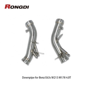 Tuyau d'échappement haute performance en acier inoxydable 304 avec bouclier thermique pour Mercedes Benz E63s W213 M178 4.0T avec filtre à particules OPF - Product Image 2