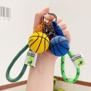 High Quality Edition Functional Artistic Innovative 3D Mini Silicone Basketball Ball <b>Key</b> <b>Ring</b> Keychain for <b>Bag</b> - Product Image 2