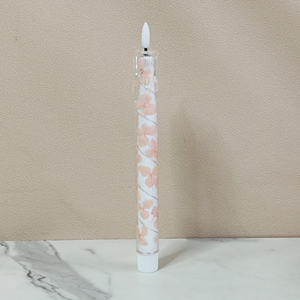 <span class=keywords><strong>Bougie</strong></span> <span class=keywords><strong>LED</strong></span> conique personnalisée avec fleurs séchées, lot de 2, finition cristal, design botanique coloré, sans flamme, joli cadeau avec télécommande - Product Image 5