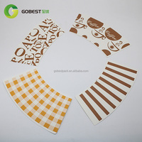 Gobelet en papier biodégradable à paroi simple de haute qualité pour boissons et bières, couleurs personnalisées, vente en gros