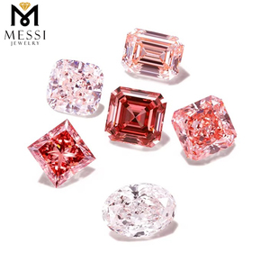 เพชรแฟนซีสีชมพูทรงหลวม CVD HPHT เพชรแล็บ HS RA CU OV 1-5 กะรัต VS VVS รับรองโดย IGI เพชรทรงแฟนซีเพาะเลี้ยงในห้องปฏิบัติการ - Product Image 1