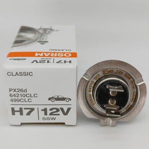 โคมไฟสำหรับรถยนต์ H7 OSRAM 64210 <span class=keywords><strong>12V</strong></span> <span class=keywords><strong>55W</strong></span> หลอดไฟหน้ารถแบบ499CLC คลาสสิก <span class=keywords><strong>H7U</strong></span> แบบสากล - Product Image 2