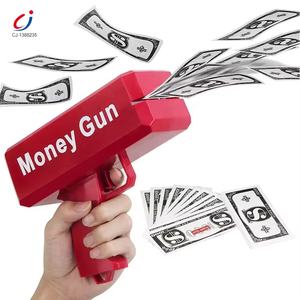 プラスチック製のクールなレインキャッシュシューティングキャノンシュータープレイヤーパーティーマネースプレーガン - Product Image 1