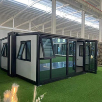 Maison conteneurisée sur mesure 20 pieds High Cube, préfabriquée de luxe avec matériaux durables et finition moderne