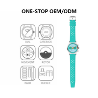 Montre chronographe personnalisée pour homme, bracelet FKM, mouvement mécanique à remontage manuel Seagull ST19, montres-bracelets, horloge de course en saphir, OEM