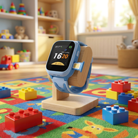 Montre connectée pour enfants 4G avec GPS Tracker, écran tactile étanche, carte SIM, sécurité, appel SOS, réponse aux appels, montre intelligente pour enfants