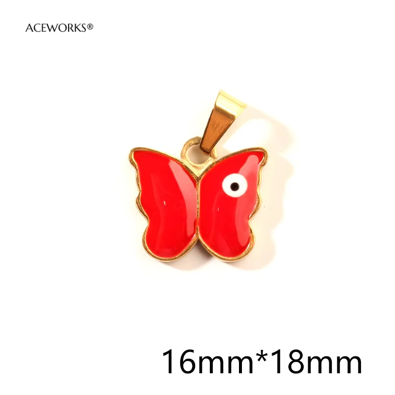 Red Butterfly-Gold