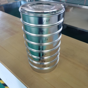 8" Diameter 304 Stainless Steel <b>Mesh</b> <b>Screen</b> 75 150 300 250 425 600 850 Micron test Sieve for Laboratory - Product Image 4