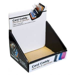 Présentoir pour cartes de visite pour petites entreprises, en plastique, aluminium et acrylique 35pt, imprimé pour cartes à collectionner, cartes sportives, photos - Product Image 1