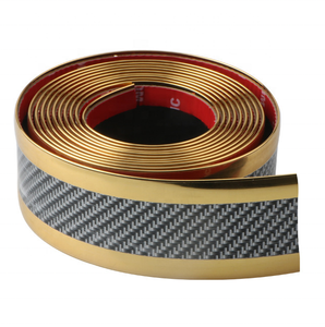 Autocollant <span class=keywords><strong>de</strong></span> voiture En Fiber <span class=keywords><strong>De</strong></span> Carbone En Caoutchouc <span class=keywords><strong>Seuil</strong></span> <span class=keywords><strong>De</strong></span> <span class=keywords><strong>Porte</strong></span> Bande <span class=keywords><strong>De</strong></span> Pare-chocs Protecteurs Accessoires - Product Image 2