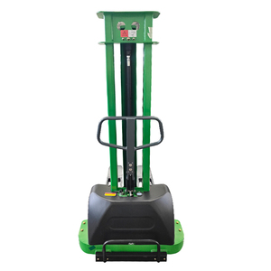 半電気式便利なフォークリフト500kg 1000kg 700kg 1500kg自動装填式スタッカーローディングトラック - Product Image 3