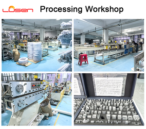 天井装飾用LEDリニアライトA1506 U字型アルミプロファイル埋め込み式壁マウントアークPCカバー - Product Image 5