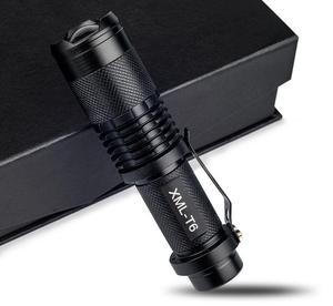 Mini linterna led q5 de <span class=keywords><strong>2000</strong></span> lúmenes, foco ajustable con zoom, lámpara impermeable para exteriores, aa/14500 - Product Image 6
