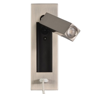 Queen Led sobre el <span class=keywords><strong>cabecero</strong></span> <span class=keywords><strong>empotrado</strong></span> con luces de lectura ajustables para soporte de pared de cama con puerto USB luz de pared ajustable - Product Image 1