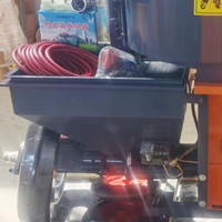 Machine à projeter du mortier 711 avec pompe, garantie 1 an, 380V ou 220V, fabriquée en Chine, usine Shangjiang, haute performance