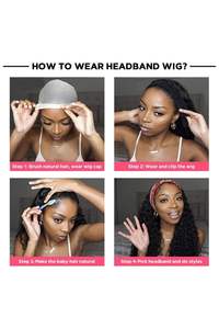 Vente en Gros Perruque Bandeau 100% Cheveux Humains Brésiliens pour Femmes Noires, Meilleure Qualité Cuticule Alignée, Cheveux Vierges Remy Naturels à Bon Prix - Product Image 4