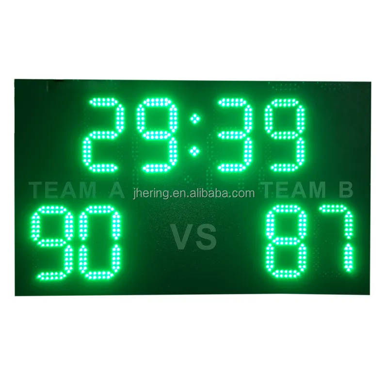 Jhering ngoài trời lớn collages Kỹ Thuật Số Thể dục dụng cụ và bóng đá scoreboard điện tử LED hiển thị cho các sự kiện thể thao
