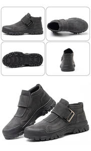 Chaussures de travail isolées légères pour électriciens, à enfiler, semelle souple, respirantes, indestructibles, chaussures de sécurité à embout en acier pour hommes - Product Image 6