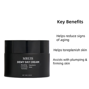 Dewy Day <strong>Cream</strong> Morning Facial Moisturizer Rosehip Oil Ceramide <strong>Snow</strong> Mushroom Aloe Squalane Main Ingredient Glycerin Free - Product Image 4
