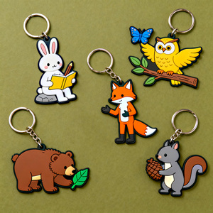 Giải pháp xây dựng thương hiệu của bạn: móc khóa PVC tùy chỉnh-Móc khóa cao su mềm giá cả phải chăng và hiệu quả để giữ cho thương hiệu của bạn hiển thị - Product Image 1