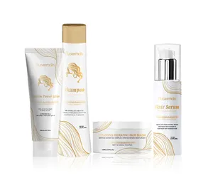 Oem Natuurlijke Organische Vochtinbrengende Keratinebehandeling Haarverzorgingsproducten Shampoo En Conditioner Haarverzorgingssets (Nieuw)