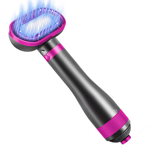 Sèche-<span class=keywords><strong>cheveux</strong></span> et brosse lissante 2-en-1 de luxe en plastique pour animaux de compagnie, température réglable pour petits chiens, alimentation par charge, utilisation facile - Product Image 5