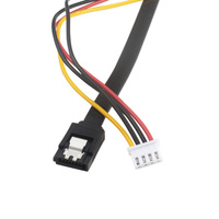Kabel Daya Data SATA 30CM 7+15 PIN Kabel Penghubung Hard Disk SATA MINI 4PIN 2.54MM Kabel Daya Motherboard