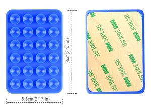 Support de téléphone intelligent mains libres avec suivi automatique, ventouse puissante, support universel en silicone pour bureau, voiture, mur, verre, diffusion en direct - Product Image 6