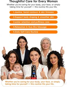 Dispositivo de Masaje Portátil con Ventosa, Terapia de Luz Roja, Masajeador con Succión Ajustable para Cuidado Corporal, Cuello y Espalda - Product Image 5