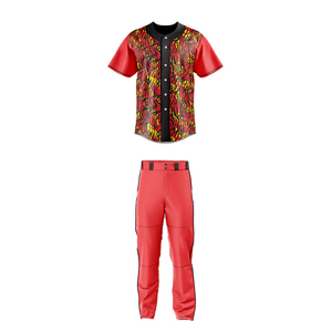 Meilleure couleur uniforme de baseball pour adultes vêtements de sport pas cher sublimé et uniforme de baseball vierge de qualité supérieure pour les Offre Spéciale - Product Image 5