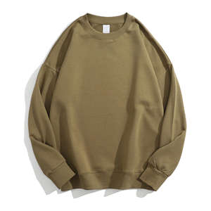 H5595 Clothing Manufacturer Custom Heavyweight 400 Gsm Cotton <b>Blends</b> Sweatshirts Men's Women's Sweatshirts - Product Image 5