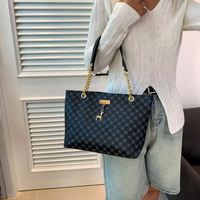 Tas Selempang Wanita Oxford Berkualitas Tinggi Kapasitas Besar Bahan Kanvas Kantong Resleting Tas Tangan Dua Pegangan Bahan Poliester Nasional