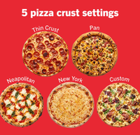 Four à pizza professionnel ANBOLIFE OEM 14 |   16 pierres rotatives, système à double brûleur breveté, pizzas en 5 minutes, nettoyage facile