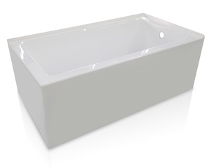 Promenade acrylique libre rectangulaire de luxe de baignoire dans la baignoire de trempage pour des adultes - Product Image 4