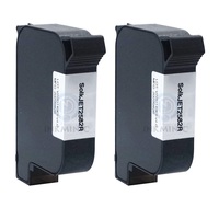Cartouche d'encre noire F0L13B à base de solvant TIJ 2.5 pour imprimante 2590 2510 W3T10B originale à séchage rapide pour machine de codage et de marquage