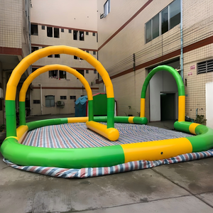 Circuit <span class=keywords><strong>de</strong></span> course <span class=keywords><strong>de</strong></span> karting gonflable d'extérieur, ensemble <span class=keywords><strong>de</strong></span> barrières d'intérieur, arène <span class=keywords><strong>de</strong></span> voitures tamponneuses pour enfants, <span class=keywords><strong>château</strong></span> gonflable amusant - Product Image 5