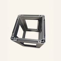 Plateforme élévatrice hydraulique à vis, cadre en alliage d'aluminium pour installation résidentielle et villas