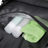 Sac à dos étanche à enroulement 15,6 pouces, extensible, avec compartiment sec/humide, fermeture éclair, réfléchissant, pour voyage, unisexe, extérieur