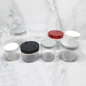 In Stock 100ml 150ml 200ml 250ml 300ml 500ml 8oz Food Packaging Containers <b>Plastic</b> Cosmetic Cream <b>Jar</b> with Lids - Product Image 4