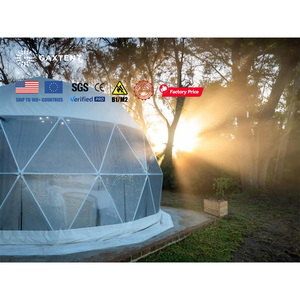 כיפה Godsique 6 מ 'אולם תלוי אוהל מחבל ג' קוזי בית הסגר גדול סין כיסוי זכוכית משושה תנור משושה - Product Image 1