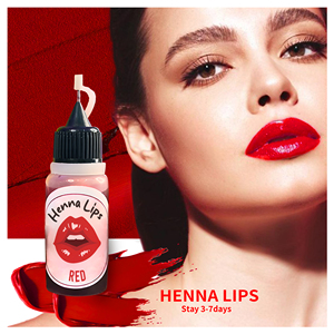 <span class=keywords><strong>Henna</strong></span> Natural para Labios Academy Makeup, Colores Rosa Fresa, Melocotón, Rojo Intenso, Venta al por Mayor y Personalización - Product Image 4