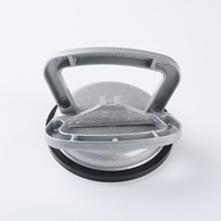 Ventosa de vacío de goma para elevación de vidrio simple de aluminio, 123 mm, 60 kg, resistencia a la tracción vertical, industrial