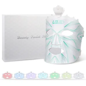 LED Mask Skin Beauty Therapy Face Light Face Mask 7 Colours Led Facial Face Light Therapy Mask