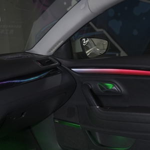 Lumière d'ambiance pour voiture RHD, lampe LED 12 couleurs pour l'espace des pieds avec contrôle de zone indépendant pour le côté conducteur et passager - Product Image 6